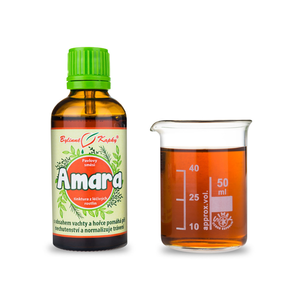 Amara - Pavlovy bylinné kapky (tinktura) 50 ml