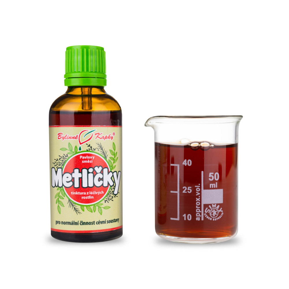 Metličky - Pavlovy bylinné kapky (tinktura) 50 ml