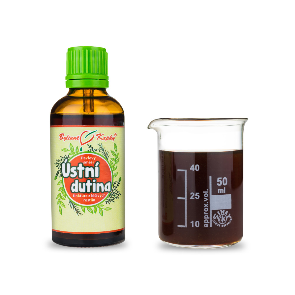 Ústní dutina - Pavlovy bylinné kapky (tinktura) 50 ml