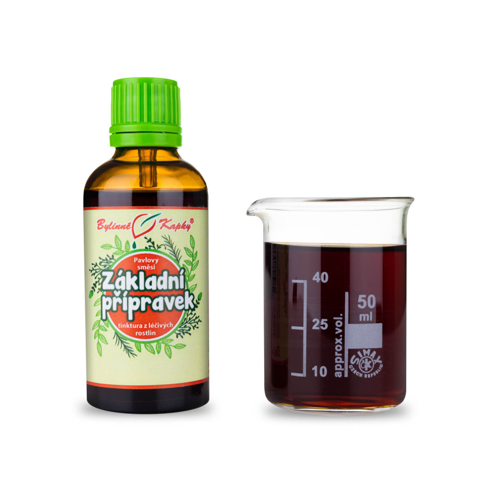 Základní přípravek (Netopýr 1) - Pavlovy bylinné kapky (tinktura) 50 ml
