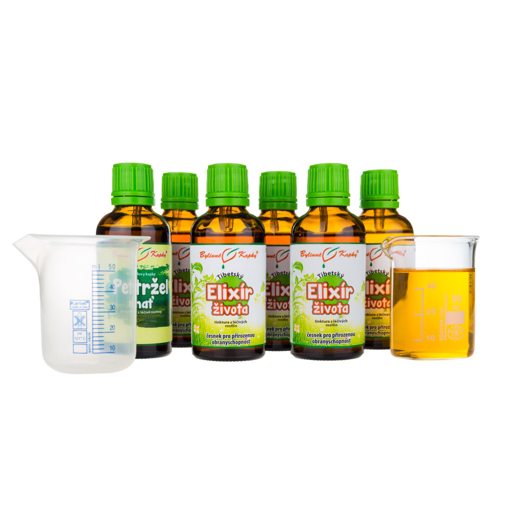 Tibetský elixír života - Bylinné kapky (tinktura) Bylinkářovo tajemství 200 ml