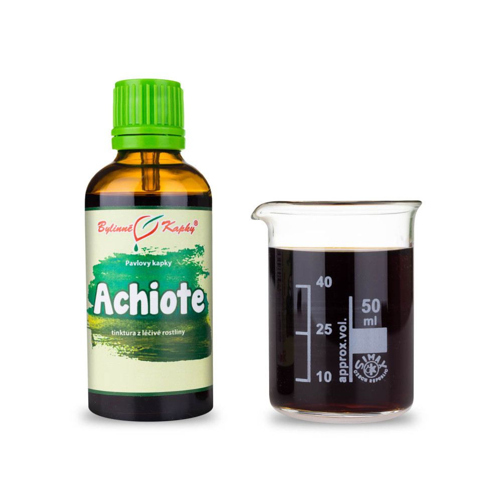 Achiote - Pavlovy bylinné kapky (tinktura) 50 ml