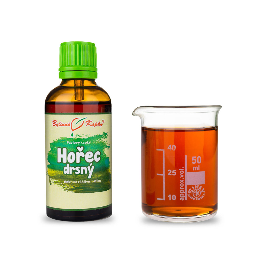Hořec drsný (TCM) - Pavlovy bylinné kapky (tinktura) 50 ml
