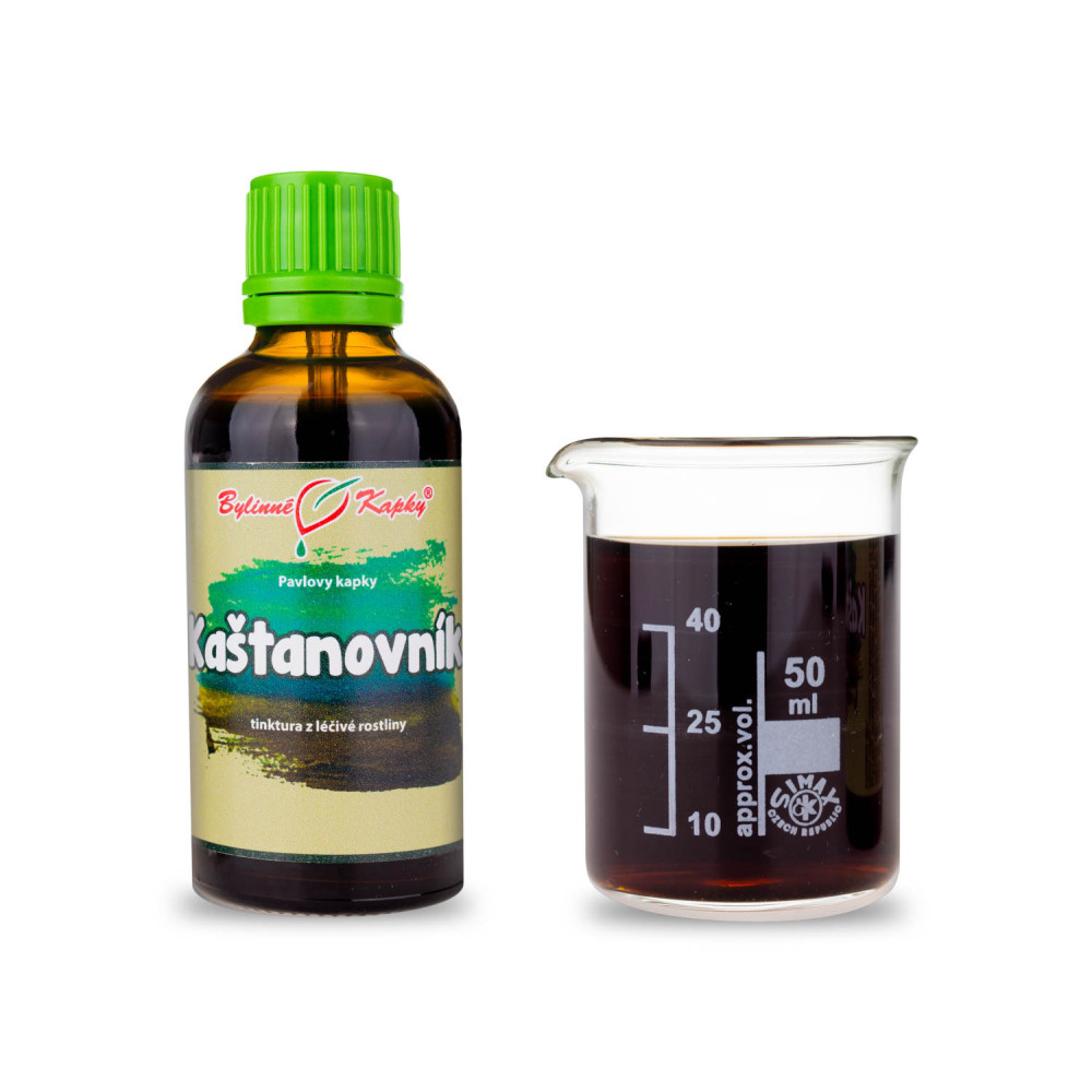 Kaštanovník - Pavlovy bylinné kapky (tinktura) 50 ml