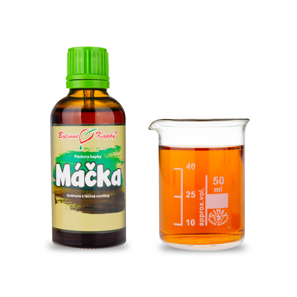 Máčka - Pavlovy bylinné kapky (tinktura) 50 ml