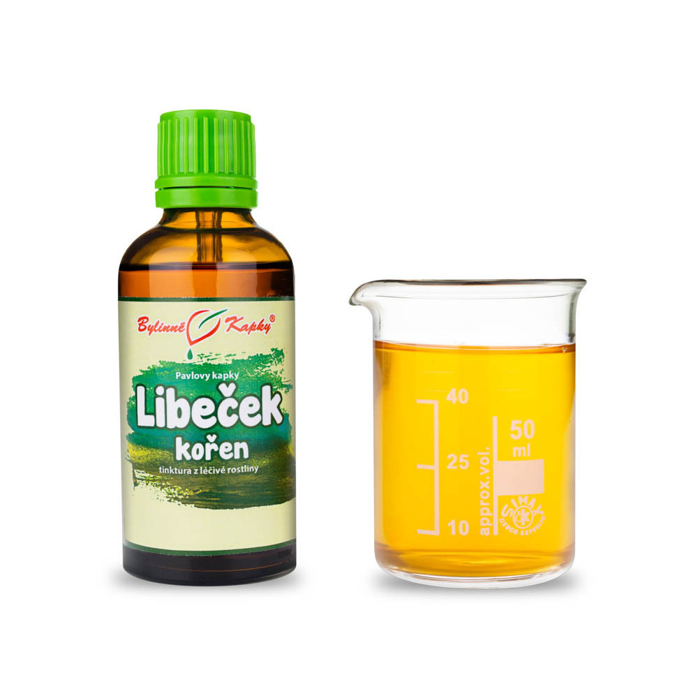 Libeček kořen - Pavlovy bylinné kapky (tinktura) 50 ml