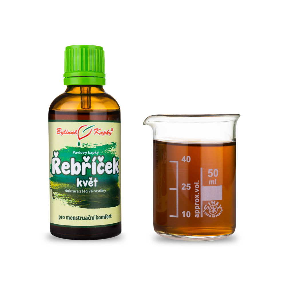 Řebříček květ - Pavlovy bylinné kapky (tinktura) 50 ml