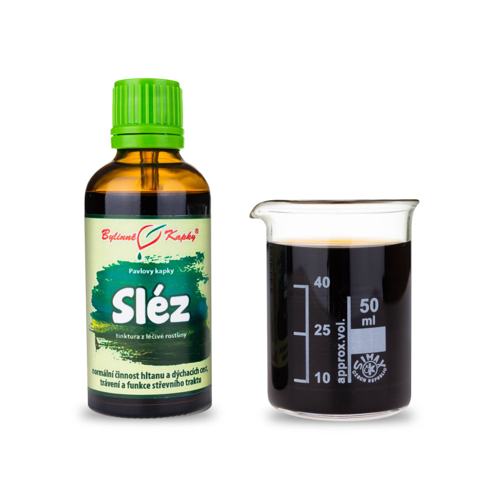 Sléz - Pavlovy bylinné kapky (tinktura) 50 ml