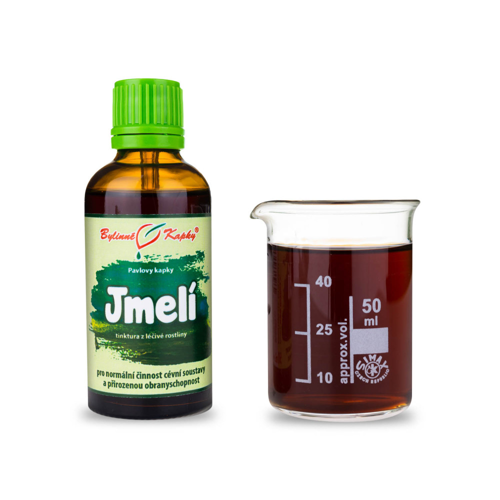 Jmelí - Pavlovy bylinné kapky (tinktura) 50 ml