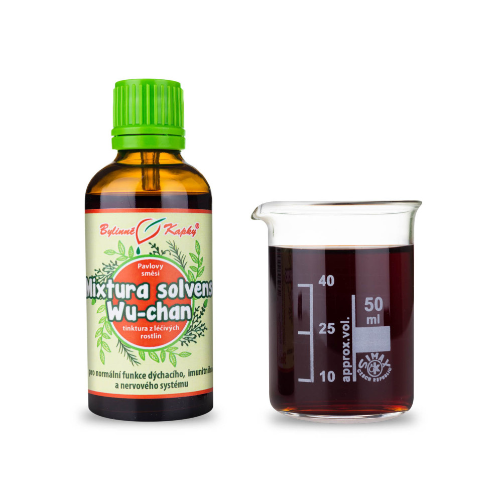 Mixtura solvens Wu-chan - Pavlovy bylinné kapky (tinktura) 50 ml