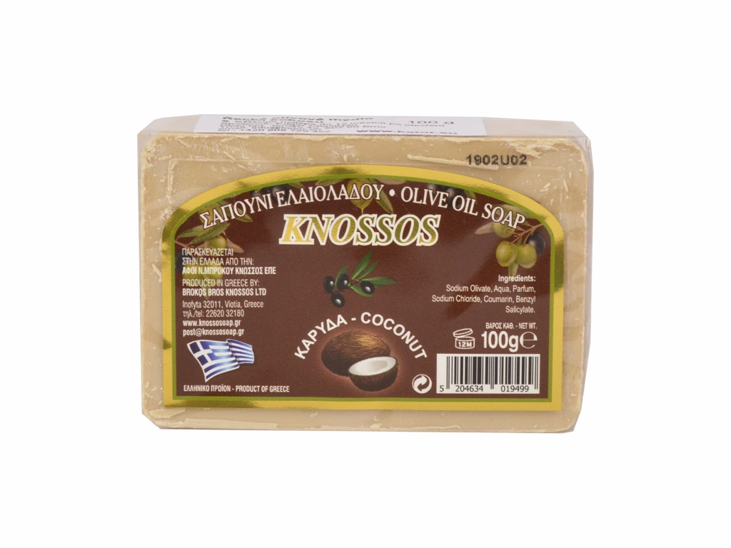 Knossos Mýdlo Olivové Řecké Kokos 100 g