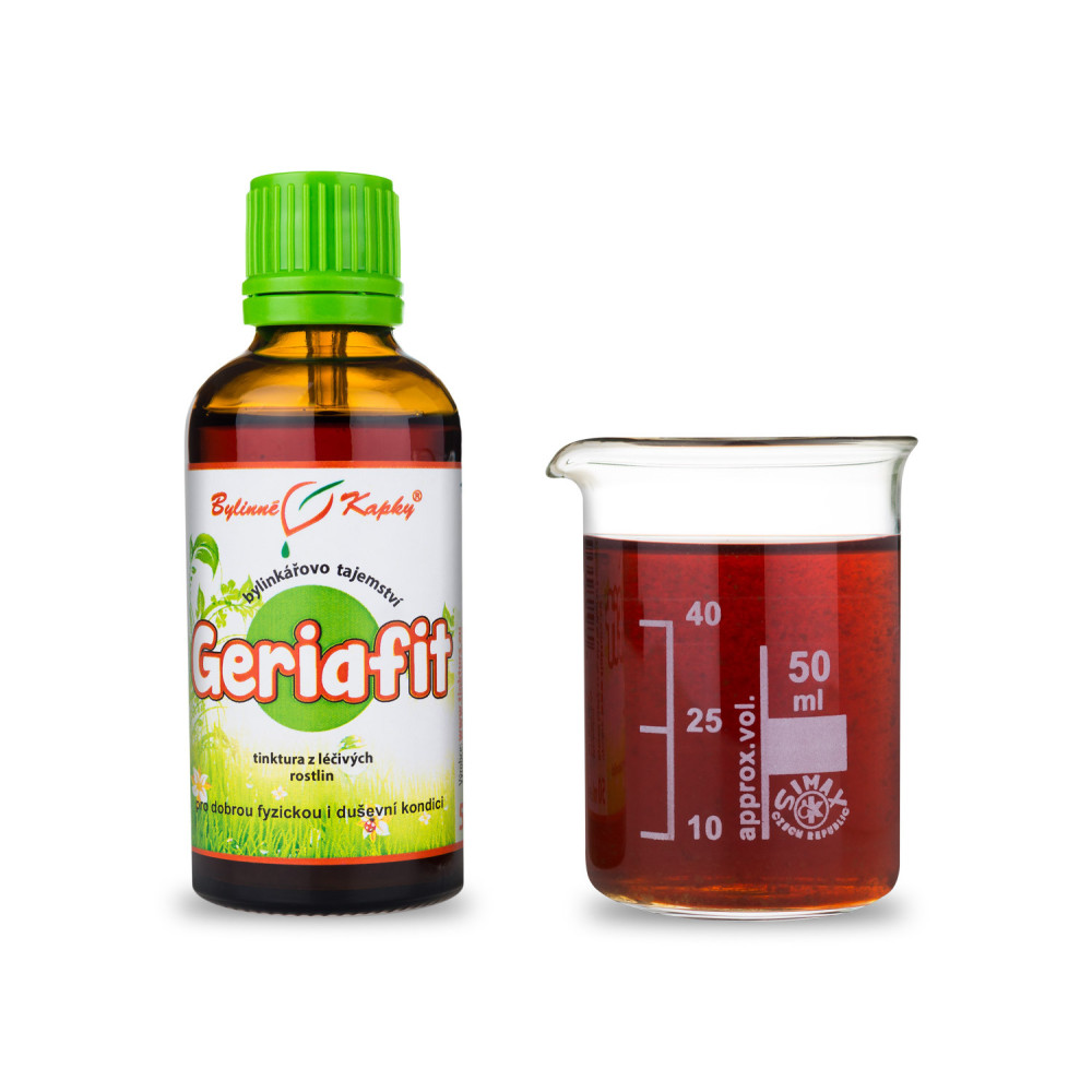 Geriafit - Bylinné kapky (tinktura) Bylinkářovo tajemství 50 ml