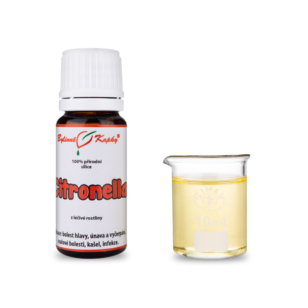 Citronella - 100% přírodní silice - esenciální (éterický) olej 