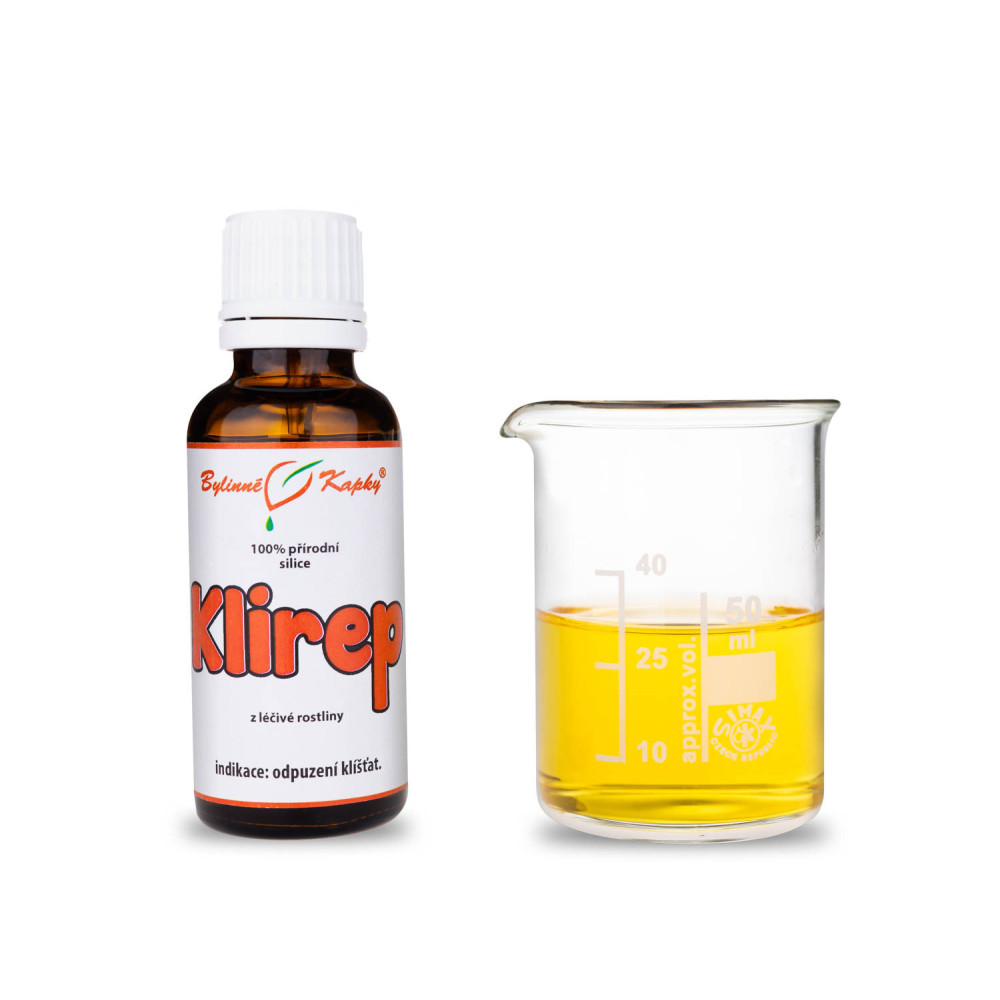 Klirep - přírodní silice - esenciální (éterický) olej 