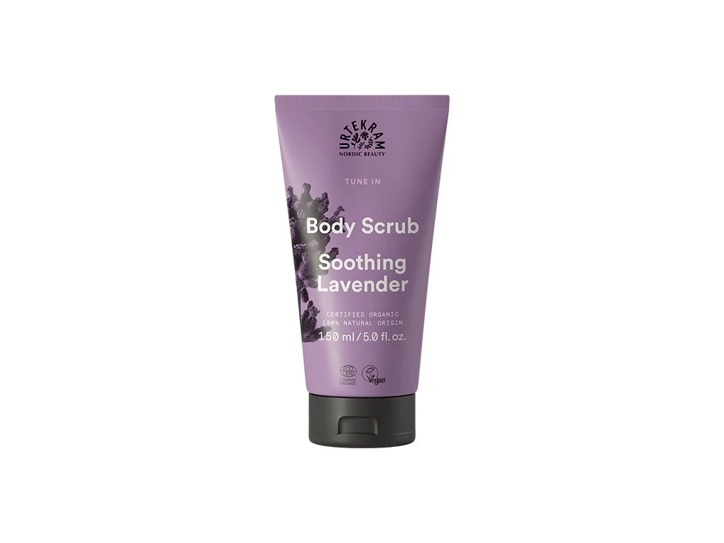 Urtekram tělový peeling Zklidňující levandule BIO