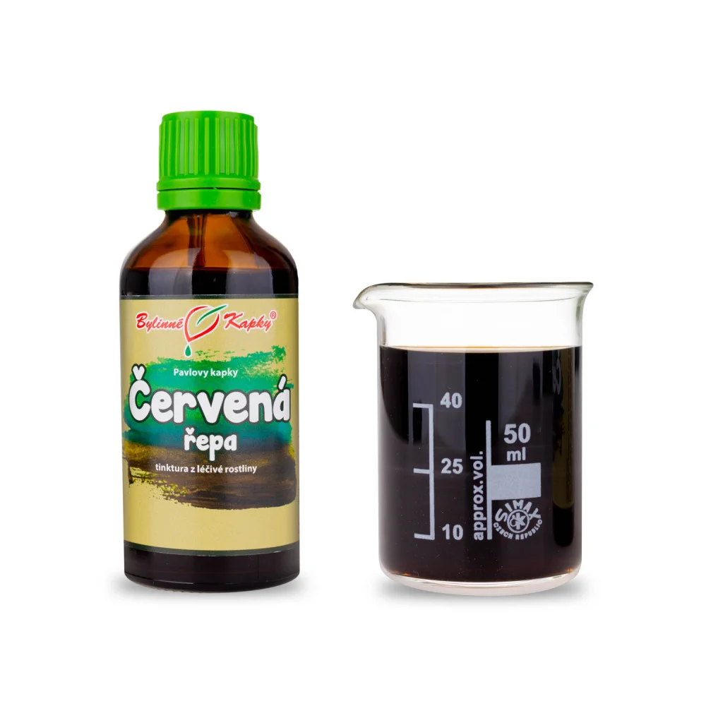 Červená řepa - Pavlovy bylinné kapky (tinktura) 50 ml