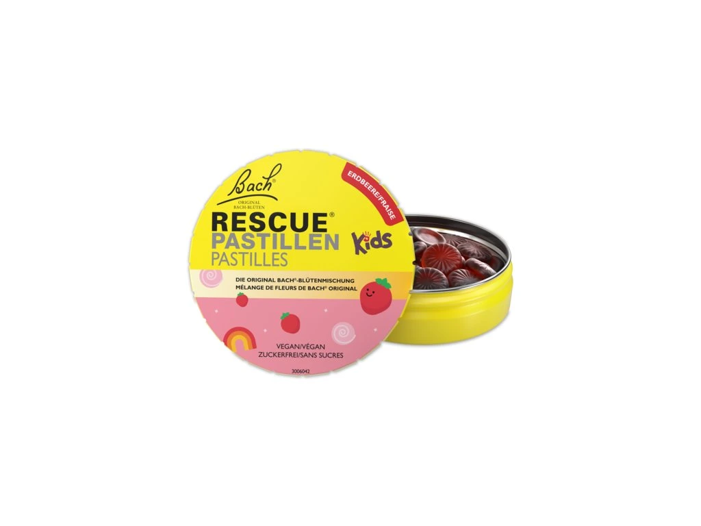 RESCUE® KIDS pastilky pro děti s příchutí jahody 50 g
