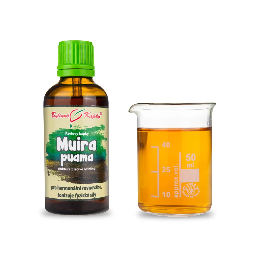 Muira puama - Pavlovy bylinné kapky (tinktura) 50 ml