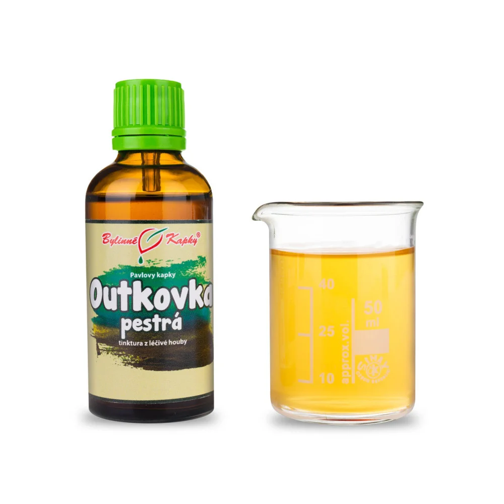 Outkovka pestrá (Coriolus) - Pavlovy bylinné kapky (tinktura) 50 ml