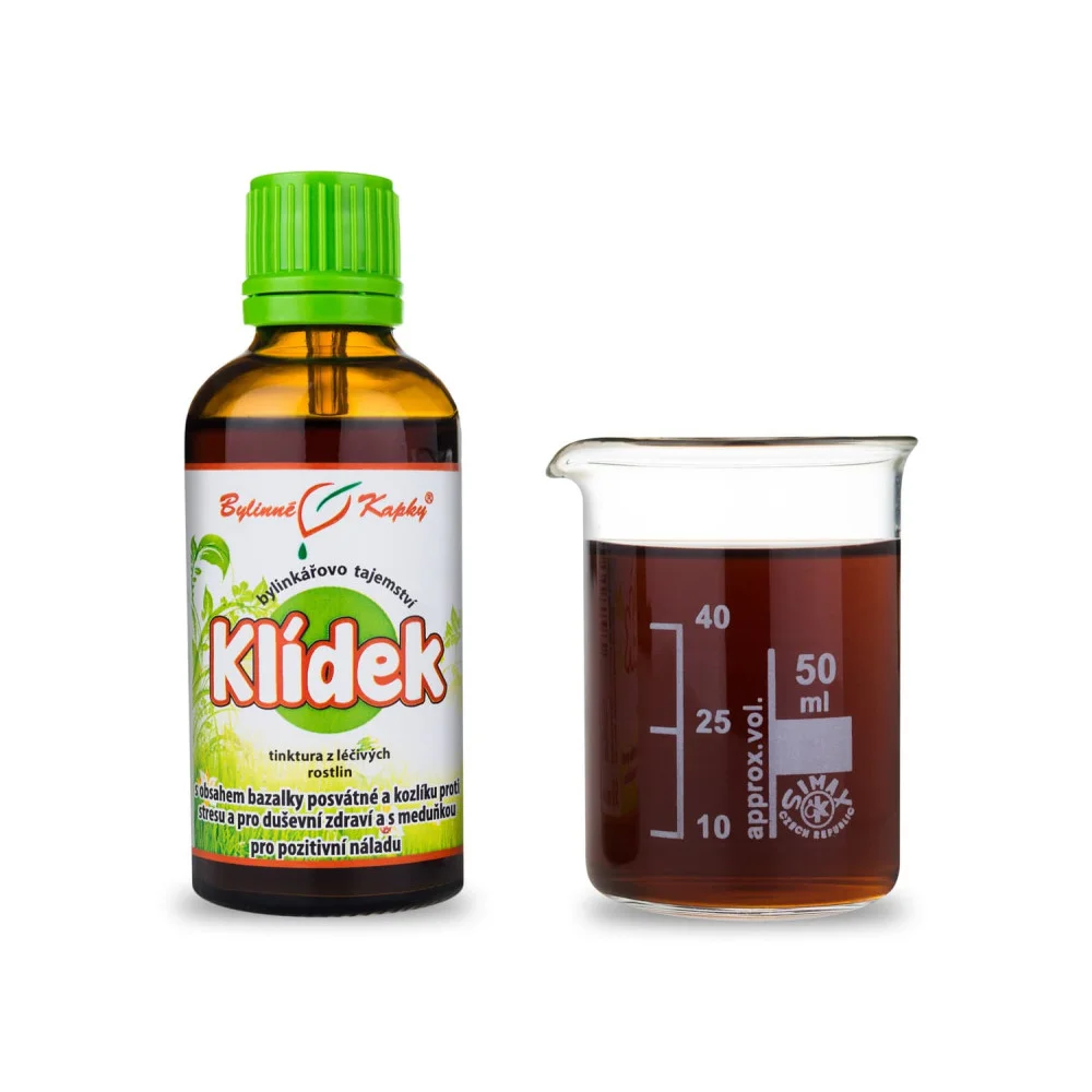 Klídek - Bylinné kapky (tinktura) Bylinkářovo tajemství 50 ml