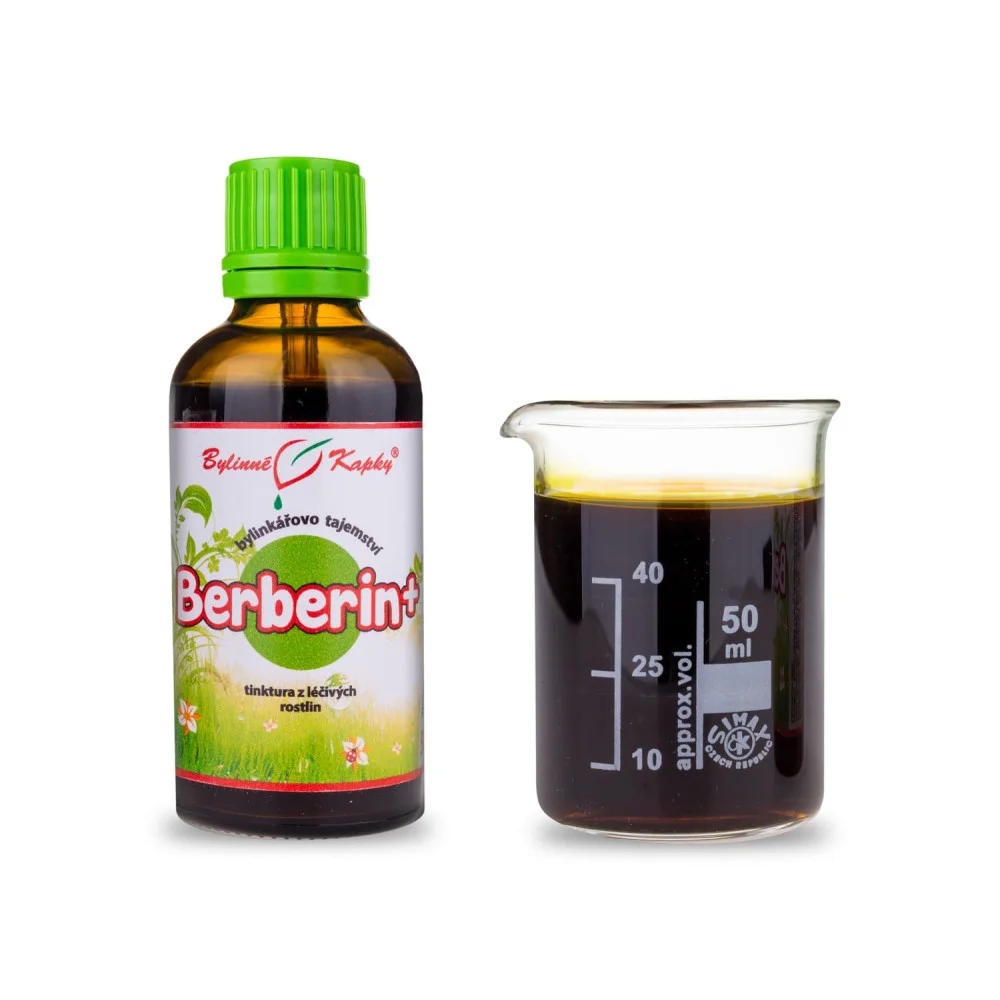 Berberin+ | Bylinné kapky (tinktura) Bylinkářovo tajemství 50 ml
