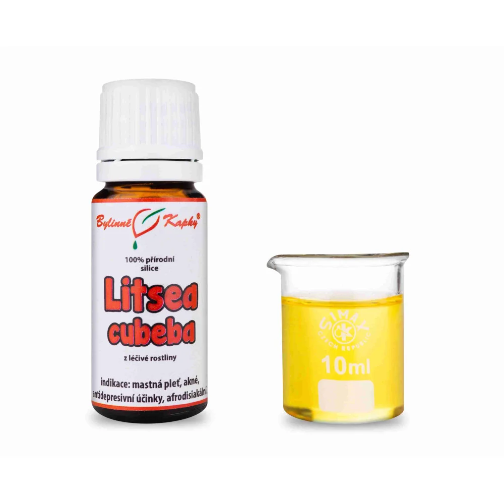 Litsea cubeba - 100% přírodní silice - esenciální (éterický) olej 