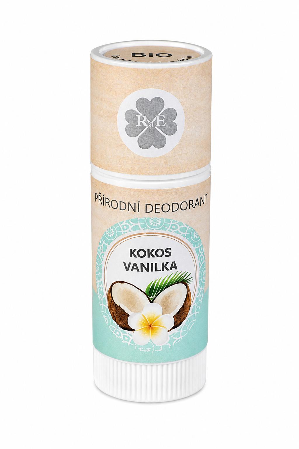 Přírodní tuhý deodorant Kokos - vanilka 25 ml