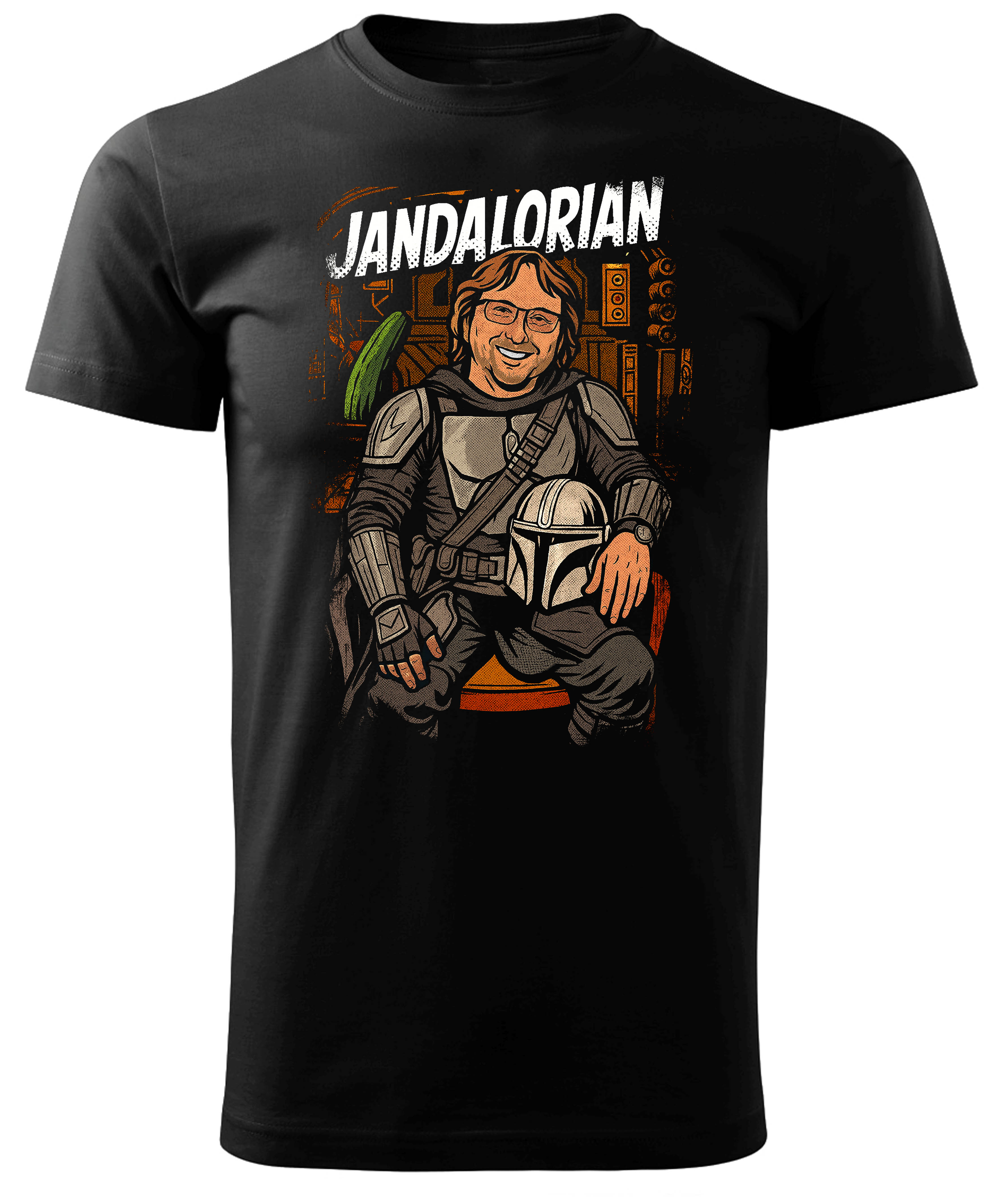 JANDALORIAN (tričko, pánské, černé)