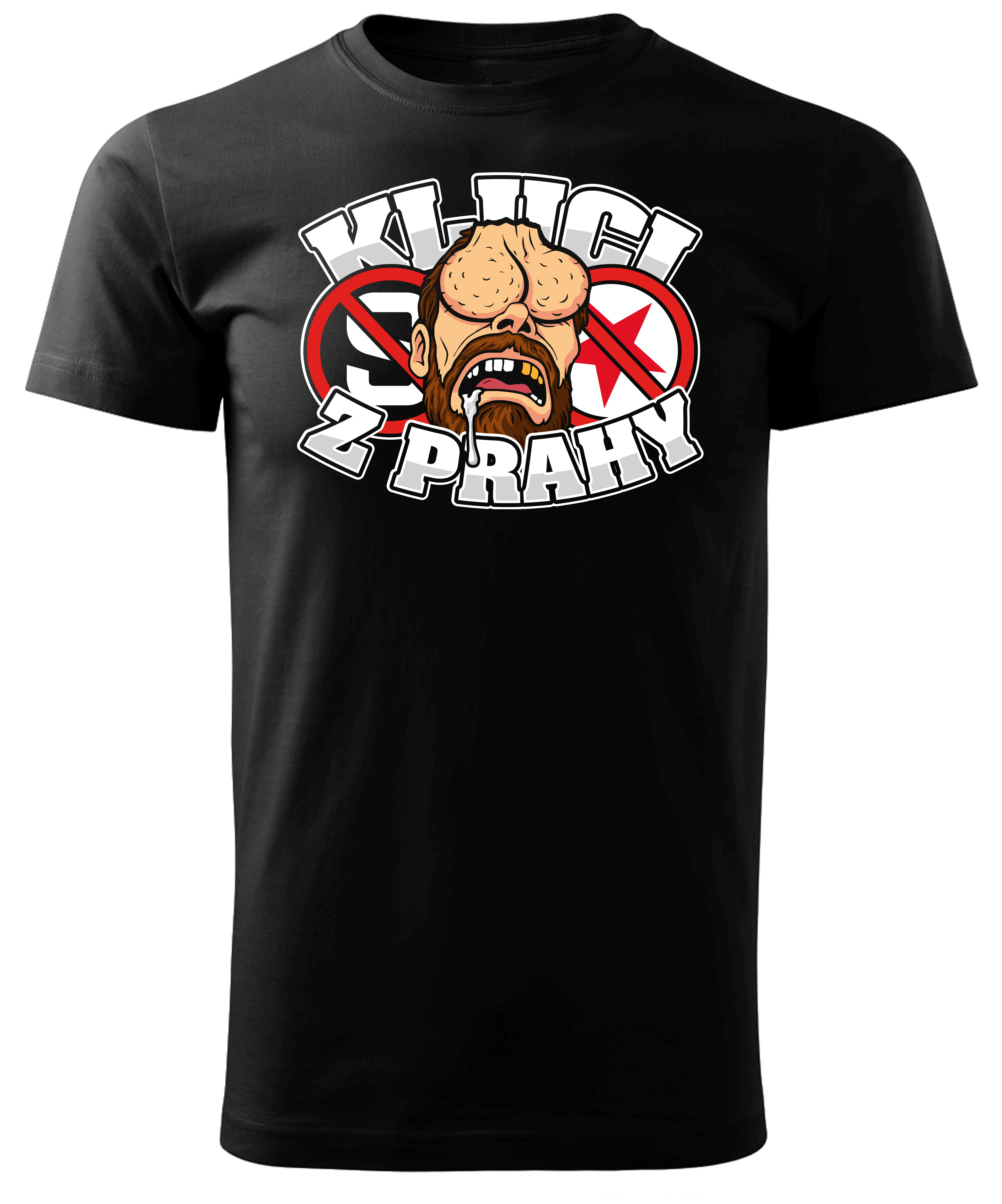 Kluci z prahy (tričko, pánské, černé)