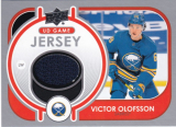 Hokejová karta Victor Olofsson UD S1 2021-22 UD Game Jersey č. GJ-VO