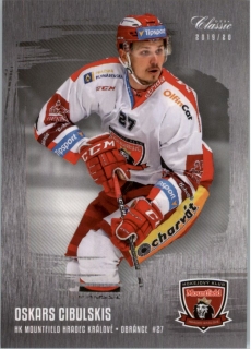 Hokejová karta Oskars Cibulskis OFS 2019-20 Série 1 Sliver č. 79