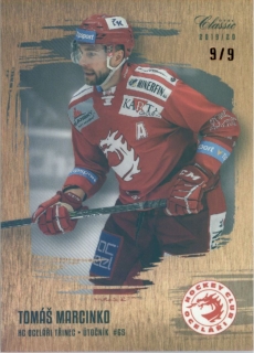 hokejová karta Tomáš Marcinko OFS  2019-20  serie 1 GOLD RAINBOW /9