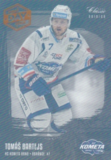 Hokejová karta Tomáš Bartejs OFS 2019-20 Série 1 First Day Issue