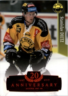 Hokejová karta Stanislav Dietz OFS 17/18 S.I. Retro Red