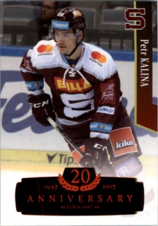 Hokejová karta Petr Kalina OFS 17/18 S.I. Retro Red