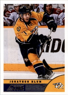 Hokejové karty - Jonathon Blum Score 2013-14 řadová č. 281
