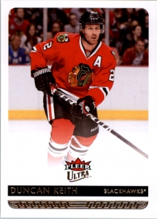 Hokejové karty - Duncan Keith Fleer Ultra 2014-15 řadová č. 35