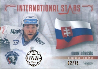 Hokejová karta Adam Jánošík OFS 2019-20 Série 2 International Stars /15