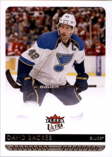 Hokejové karty - David Backes Fleer Ultra 2014-15 řadová č. 168