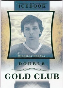 Hokejová karta Miloslav Hořava OFS Icebook Gold Club Green