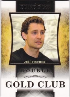 Hokejová karta Jiří Fischer OFS Icebook Gold Club Gold