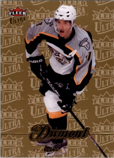 Hokejová karta J.P. Dumont Fleer Ultra 2007-08 Gold Medallion č. 90