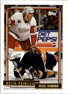 Hokejová karta Keith Primeau Topps 1992-93 Gold paralel č. 99