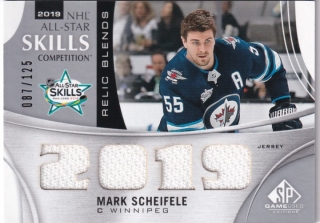 Hokejová karta Mark Scheifele UD SPGU 2019-20 All-Star Skills Relic Blends /125