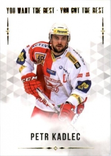 Hokejová karta Petr Kadlec OFS 2018 YWB YGB řadová karta č. 24