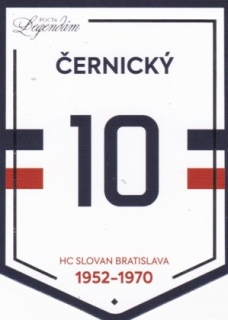 Hokejová karta Július Černický Pocta legendám PLAKETA 1. Edícia č. PL03