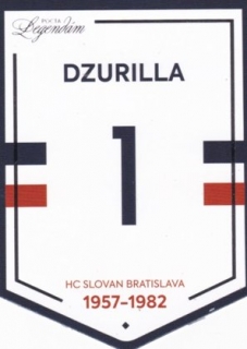 Hokejová karta Vladimír Dzurilla Pocta legendám PLAKETA 1. Edícia č. PL05