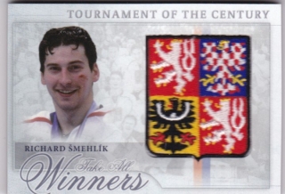 Hokejová karta Richard Šmehlík  Tournament Of The Century Logo Patch /12