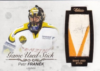 Hokejová karta Petr Franěk OFS 17/18 S.II. Game Used Stick 