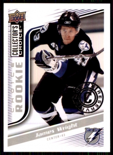 Hokejová karta James Wright UD Collector's Choice 2009-10 Rookie č. 291